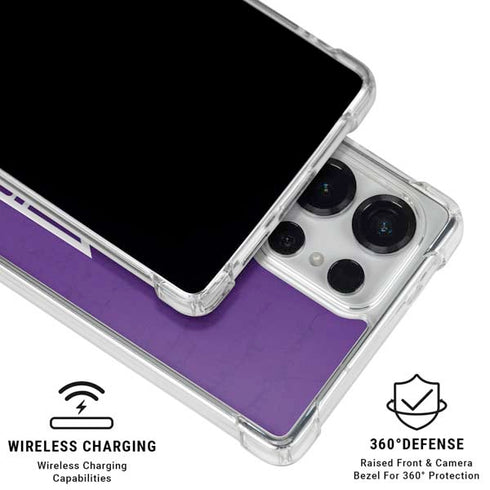NBA Sacramento Kings Distressed Galaxy S25 Ultra Clear Case